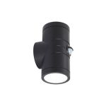 Ansell Wandleuchte Reef Schwarz Up & Down - Außenbeleuchtung - 10W 885lm 90D - 830-840-860 CCT | IP65 -Bewegungs- und Lichtsensor