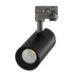 Noxion LED Schienenstrahler 3-Phasen Ecowhite Aluminium Schwarz 30W 2960lm 36D - 830 Warmweiß | UGR <19