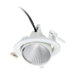 Philips Led-Spot Greenspace Accent Elbow Aluminium Weiß 31W 3900lm 36D - 930 Warmweiß | 163mm - IP20 - Höchste Farbwiedergabe - Dali Dimmbar
