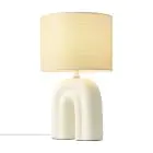 Nordlux Haze Tischlampe Composite Beige | Geeignet für 1x E27