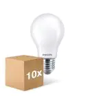 Mehrfachpackung 10x Philips Corepro LED Glühbirne E27 Birne Matt 7W 806lm - 840 Kaltweiß - Ersatz Für 60W